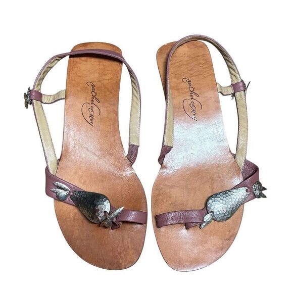Rachel Comey Slingback Sandal with Metallic Embellishment NWOB Size 7 1/2